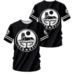 Chechnya Emblem T-Shirt Men Women Chechen Heritage Graphic Tee Summer outdoor sports casual fashionable street clothing