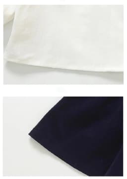 Girls' Autumn Outfit Set: New Stylish Baby Ruffle Shirt and Corduroy Vest Dress Two-Piece Set for Autumn