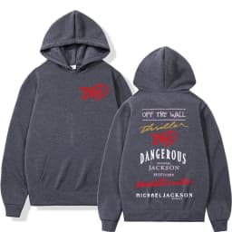 King of Pop Michael Jackson Bad Era Print Sweatshirt Men Women Fashion Classic Oversized Hoodies High Quality Casual Cozy Hooded