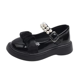 Cartoon Princess Shoe Fashion Simple Leather Shoe Comfort Versatile Exquisite Girl Shoes Trendy Butterfly Bow Casual Child Shoe