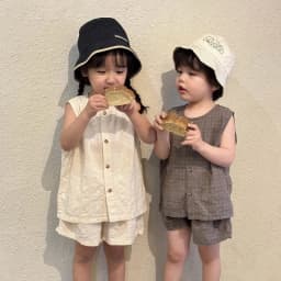 2026 Summer Kids Clothing Set Boys Vest and Shorts 2 Pcs Suit Korean Style Casual Girls Clothes Set Unsex Children Outfit