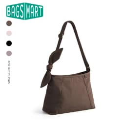 BAGSMART Women Large Capacity Crossbody Bag Casual Shoulder Handbag Waterproof Travel Bag Multi-Function Overnight Shoulder Bag