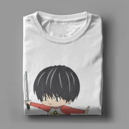 Kotaro Lives Alone T-Shirts for Men Anime Novelty Cotton Tee Shirt Crew Neck Short Sleeve T Shirt Summer Clothes