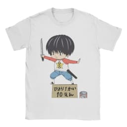 Kotaro Lives Alone T-Shirts for Men Anime Novelty Cotton Tee Shirt Crew Neck Short Sleeve T Shirt Summer Clothes