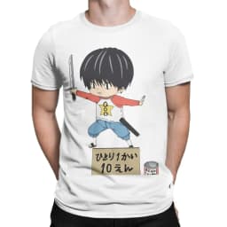 Kotaro Lives Alone T-Shirts for Men Anime Novelty Cotton Tee Shirt Crew Neck Short Sleeve T Shirt Summer Clothes