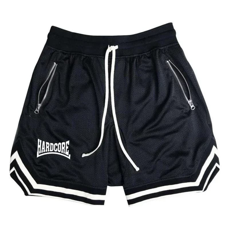 2026 New Hardcore Men's Summer Personalized Printed Shorts with High Quality Casual Elasticity and Comfortable Breathable Waist