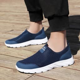 Summer Mesh Casual Shoes For Men Breathable Low-cut Men's Running Shoes Outdoor Non-slip Lightweight Sneakers Man Slip-on Shoes