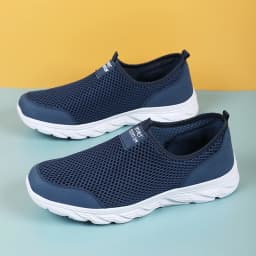 Summer Mesh Casual Shoes For Men Breathable Low-cut Men's Running Shoes Outdoor Non-slip Lightweight Sneakers Man Slip-on Shoes