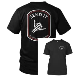 Send It T-Shirt – Savage Tacticians Exhaust Ventilation for Cooling Suitable for Exercise Wear
