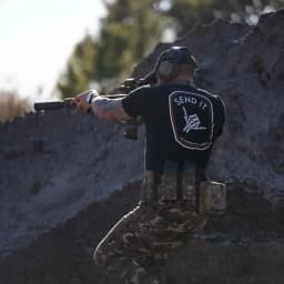 Send It T-Shirt – Savage Tacticians Exhaust Ventilation for Cooling Suitable for Exercise Wear