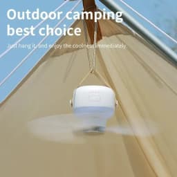 Portable Wireless Mini Ceiling Fan Light USB Remote Control Stand Night Light for Home Outdoor Camping - New Year Gift Idea
