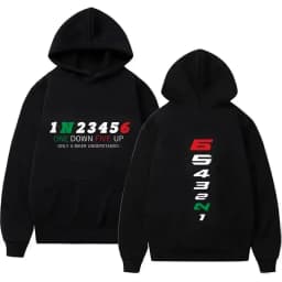 Men's Hoodies male Pullover Clothing Oversized Sweatshirts 1N23456 Motorcycle Gear Biker Heartbeat Print Graphic Women Tracksuit