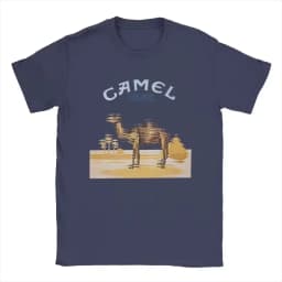 Retro Car Camel Cigarettes T-Shirt Vintage Cotton Tops Tee Short Sleeve Casual Streetwear Oversized Women Men Clothing 2026