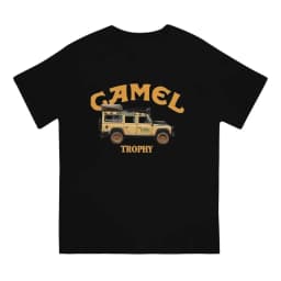 Retro Car Camel Cigarettes T-Shirt Vintage Cotton Tops Tee Short Sleeve Casual Streetwear Oversized Women Men Clothing 2026