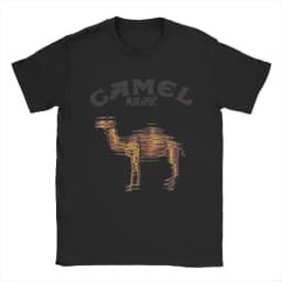 Retro Car Camel Cigarettes T-Shirt Vintage Cotton Tops Tee Short Sleeve Casual Streetwear Oversized Women Men Clothing 2026