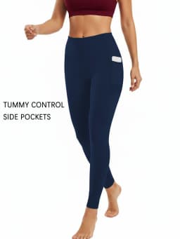 Women Yoga Leggings with Pockets High Waisted Super Soft Tummy Control for Workout Running