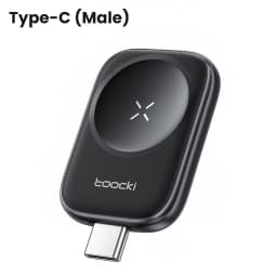 Toocki TW13 2.5W Wireless Charger for iWatch S1-S11 SE 2-3 Ultra 1-3 Portable Type C Magnetic Wireless Charger for Apple Watch