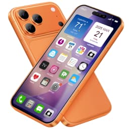 Dummy Fake Phone Model, Looks Like The Real Phone Compatible with Phone 17 Pro Orange, for Cell Phone Store Display Color screen