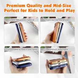Dummy Fake Phone Model, Looks Like The Real Phone Compatible with Phone 17 Pro Orange, for Cell Phone Store Display Color screen