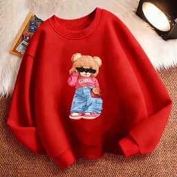 Pullover Streetwear Bear Design Y2k Kids Hoodie Hip Hop Children's Sweatshirt Hoody Casual Hoodies for Boys Girls Clothes