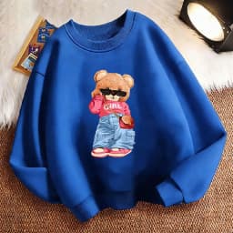 Pullover Streetwear Bear Design Y2k Kids Hoodie Hip Hop Children's Sweatshirt Hoody Casual Hoodies for Boys Girls Clothes