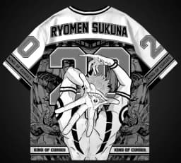 Latest Jujutsu Kaisen Jerseys for Boys, Girls, and Children; American Football Uniforms; Anime Merchandise; Short-sleeved Shirts