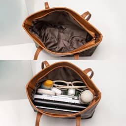 Large Capacity Shoulder Bag Women's PU Leather Handbag for Commuting and Casual Use Versatile Tote Bag