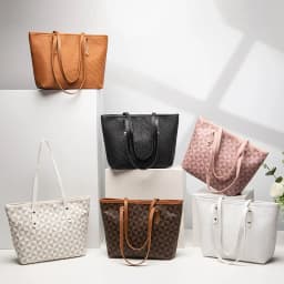 Large Capacity Shoulder Bag Women's PU Leather Handbag for Commuting and Casual Use Versatile Tote Bag