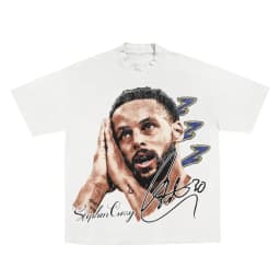 Summer Hot Selling Basketball Superstar Curry Goodnight Pattern Cotton T-shirt, Adult and Children's Fashionable Sportswear
