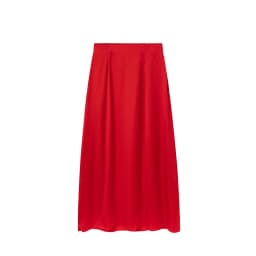 Women's Simulated Silk Satin Half Skirt Casual European American Style Wrap Buttocks Skirt for Cross-Border Fashion