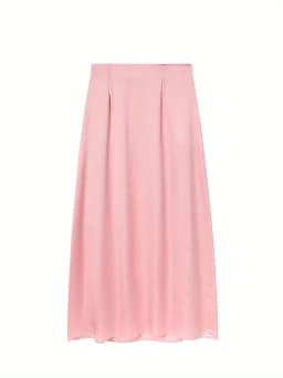 Women's Simulated Silk Satin Half Skirt Casual European American Style Wrap Buttocks Skirt for Cross-Border Fashion
