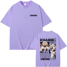 Khabib Graphic T Shirt Boxing Vintage Short Sleeve Oversized T-shirt Men Women Casual Pure Cotton T-shirts Male Gym Streetwear