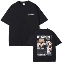 Khabib Graphic T Shirt Boxing Vintage Short Sleeve Oversized T-shirt Men Women Casual Pure Cotton T-shirts Male Gym Streetwear