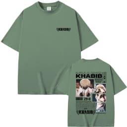 Khabib Graphic T Shirt Boxing Vintage Short Sleeve Oversized T-shirt Men Women Casual Pure Cotton T-shirts Male Gym Streetwear