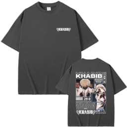 Khabib Graphic T Shirt Boxing Vintage Short Sleeve Oversized T-shirt Men Women Casual Pure Cotton T-shirts Male Gym Streetwear
