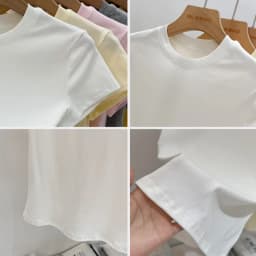 AOSSVIAO 2026 Summer Solid Color Women's Short Sleeve T-Shirt American Vintage Y2K Slim Basic O-Neck Tee Trendy Slim Fit Tops