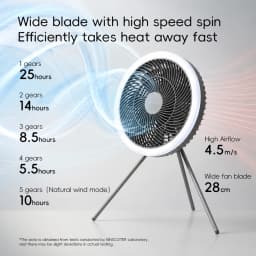 Large Size 10000mAh Outdoor Camping Fan Rechargeable Tent Ceiling Fan Portable Desktop Circulator with Remote Control LED Light