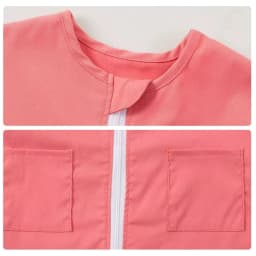 Baby Overall Suit Thin Anti-Dirt Crawling Art Drawing Clothes with Three Zippers Loose Outdoor Coverall for Kids 1-4 Years