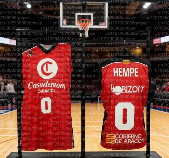 2026 Parent Child New Zaragoza Basketball Match Jersey, Spanish Basketball Fan Sports Vest, Breathable Quick Drying Vest