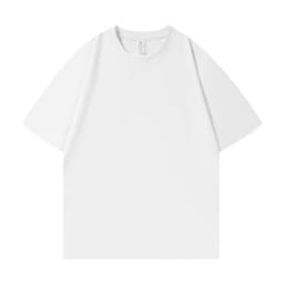 Men's White Oversized 100cotton T-Shirt with Circular Saint Louis Print | Trendy London Streetwear Short Sleeve Top