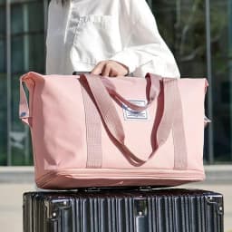 Large Capacity Waterproof Travel Bag Universal Folding Dry Wet Separation Fitness Handbag for Luggage