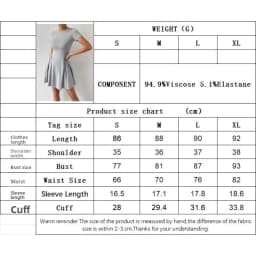 Summer New Women's French Crew Neck Short Sleeve Dress Short Skirt Summer Dress Vintage Dress Beach Dress