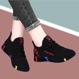 Tenis Feminino 2026 Women's Woven Shoes Air Mesh Light Soft Sneakers Female Flats Platform Lace Up Casual Shoes Basket Femme
