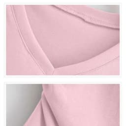 Summer Women's Short Sleeved T-shirt Solid Color Slim Fit V-neck Lightweight and Slimming Casual Versatile Basic Women's Top