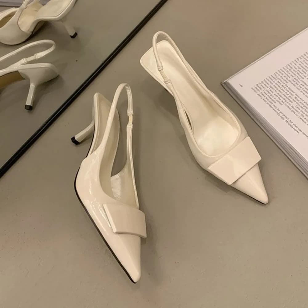 2026 Summer High Heel Women Sandals Fashion Pointed Toe Singbacks Shoes Design Style Banquet Party Sandalias Shoes