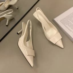 2026 Summer High Heel Women Sandals Fashion Pointed Toe Singbacks Shoes Design Style Banquet Party Sandalias Shoes