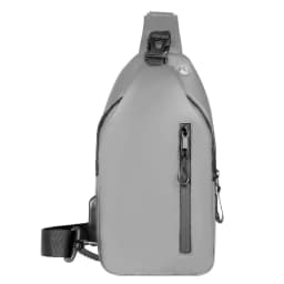 Men Anti Theft Sling Bag Waterproof Chest Bag Crossbody Shoulder Backpack USB Headphone Hole Travel Daypack