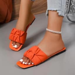 2026 New Women'S Summer Sandals, Women'S Casual And Fashionable One-Piece Sandals, Women'S Outdoor Casual Pleated Slippers