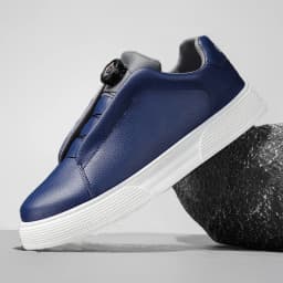 Men's casual skate shoes, sports casual shoes, and everyday outdoor hiking shoes, available in black, white, and blue