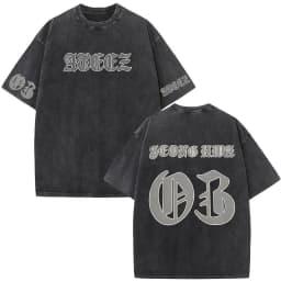 Korean Kpop ATEEZ Mingi 2026 World Tour in Your Fantasy Vintage Washed T-shirts Men Women Clothing Fashion Cotton Casual T-shirt
